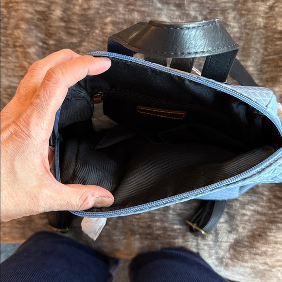 The Sak Olvera blue backpack purse NWT - Picture 5 of 11